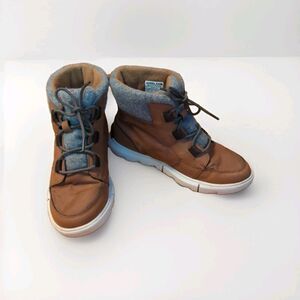 Sorel Explorer II Carnival Boots Womens 9 Brown Waterproof Outdoor Winter